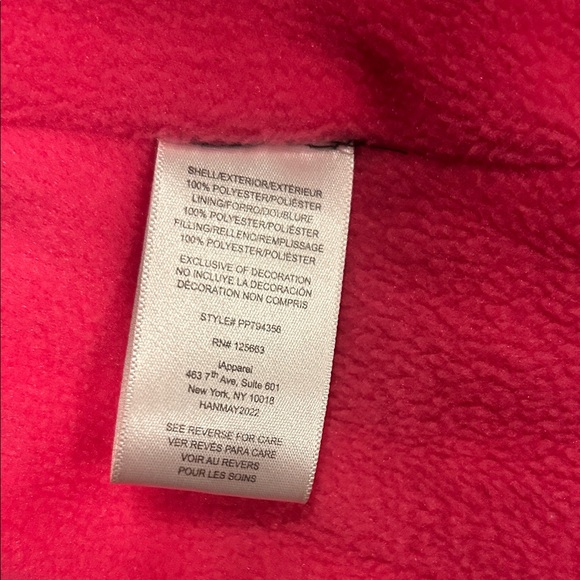 Pink Platinum Black Jacket with Vibrant‎ Pink Lining Size 2T - Picture 4 of 5